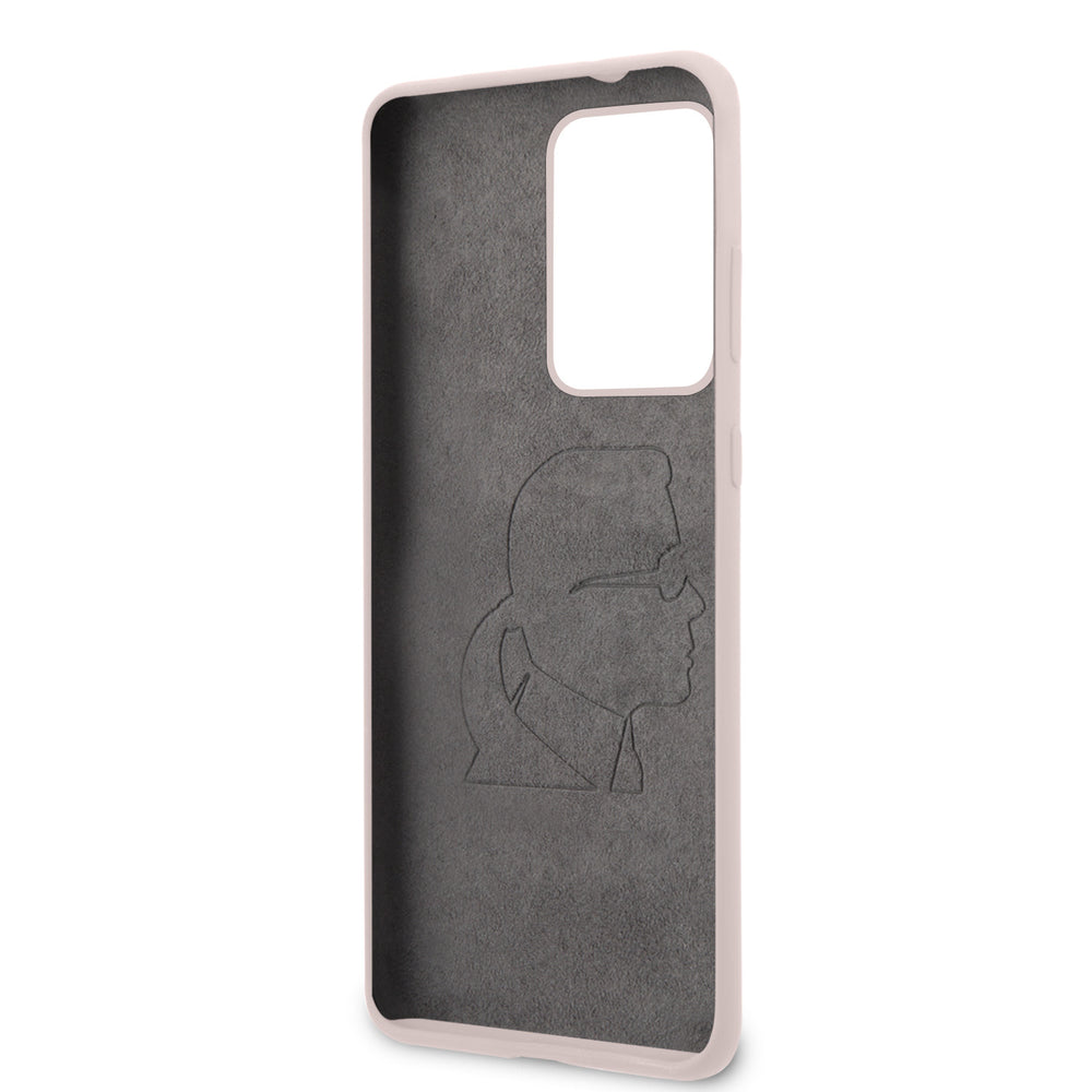Karl Lagerfeld Samsung Galaxy S20 Ultra Roze Backcover hoesje - Full Body Iconic-Hoesjes-Ilumina Benelux