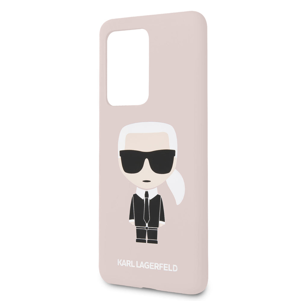 Karl Lagerfeld Samsung Galaxy S20 Ultra Roze Backcover hoesje - Full Body Iconic-Hoesjes-Ilumina Benelux