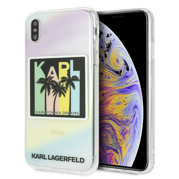 Karl Lagerfeld backcover voor Apple iPhone Xs Max - Print-Hoesjes-Ilumina Benelux