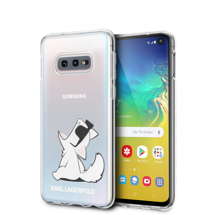 Karl Lagerfeld backcover voor Samsung Galaxy S10e - Transparant-Hoesjes-Ilumina Benelux