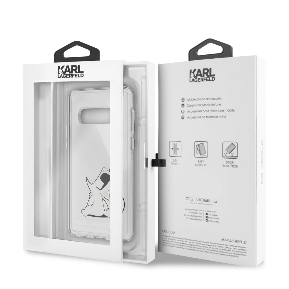 Karl Lagerfeld backcover voor Samsung Galaxy S10e - Transparant-Hoesjes-Ilumina Benelux