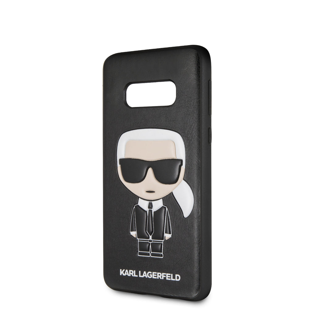 Karl Lagerfeld backcover voor de Samsung Galaxy S10e - Zwart-Hoesjes-Ilumina Benelux
