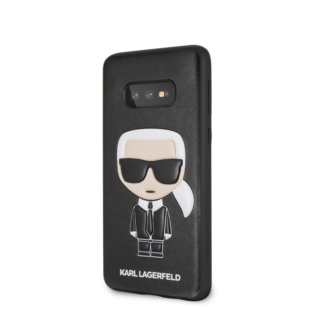 Karl Lagerfeld backcover voor de Samsung Galaxy S10e - Zwart-Hoesjes-Ilumina Benelux