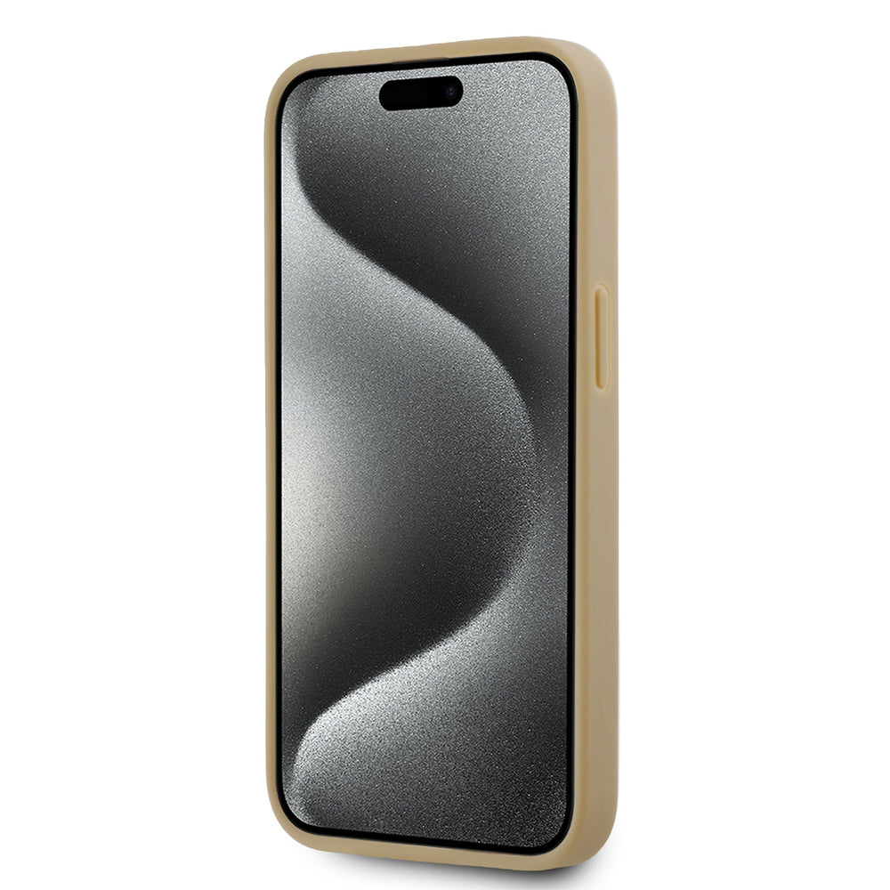 Karl Lagerfeld iPhone 14 & 13 Backcover hoesje Magsafe - Hot stamps - Beige-Hoesjes-Ilumina Benelux