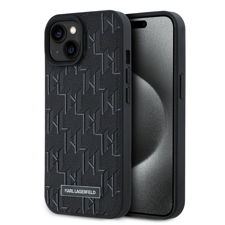 Karl Lagerfeld iPhone 14 Pro Max Backcover hoesje Magsafe - Hot stamps - Zwart-Hoesjes-Ilumina Benelux