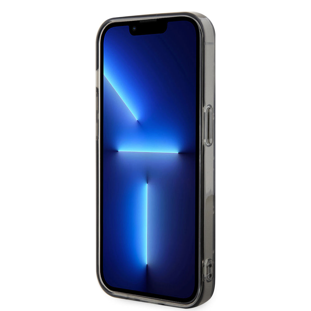 Karl Lagerfeld iPhone 15 Pro Max Hardcase hoesje - Ikonik Monogram - Zwart-Hoesjes-Ilumina Benelux