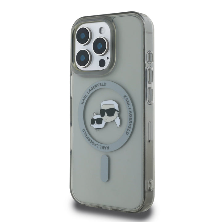 Karl Lagerfeld iPhone 16 Pro Max Backcover hoesje Magsafe IML metal-Hoesjes-Ilumina Benelux
