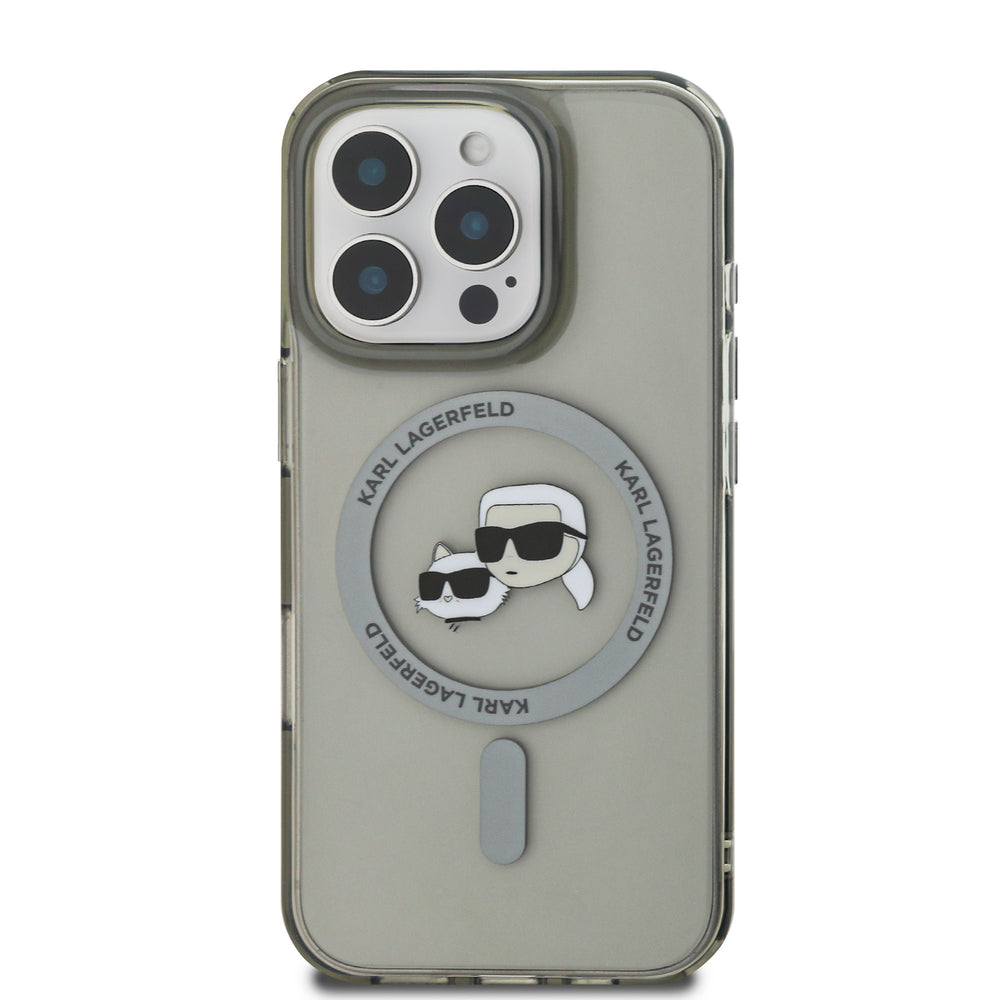 Karl Lagerfeld iPhone 16 Pro Max Backcover hoesje Magsafe IML metal-Hoesjes-Ilumina Benelux