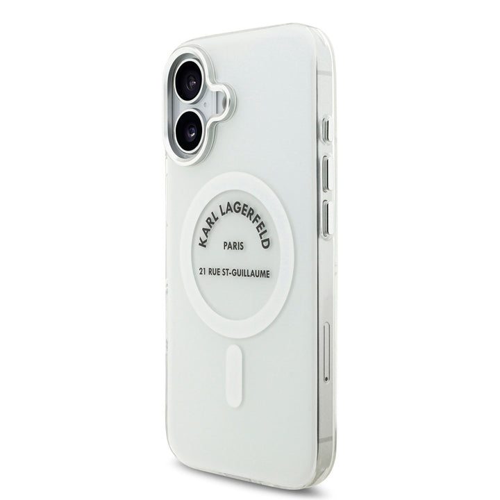 Karl Lagerfeld iPhone 17 Backcover hoesje - Magsafe IML - RSG Logo - Transparant-Hoesjes-Ilumina Benelux