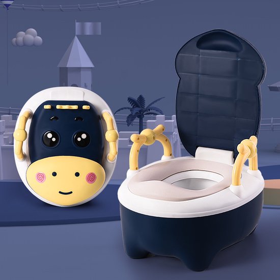 Kinder toiletpotje – Velox Goods VL-515 – Afneembare zitting – Comfortabel & veilig – Makkelijk schoon te maken – Wit-Plaspot-Ilumina Benelux