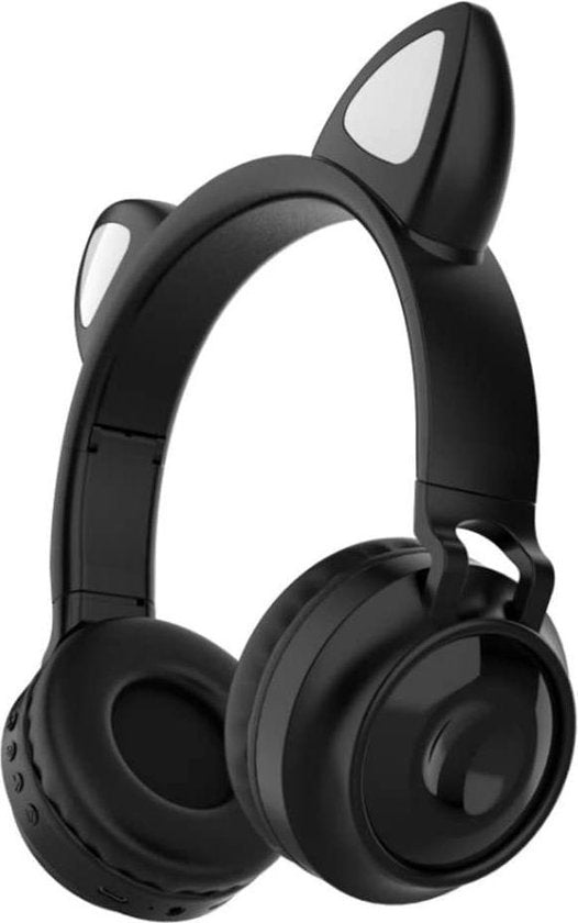 Kinderkoptelefoon Bluetooth – Kinder Headset – Zachte Oorkussens – Comfortabele Pasvorm – Zwart-Koptelefoon-Ilumina Benelux