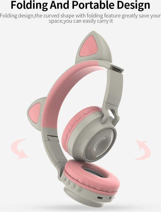Kinderkoptelefoon Bluetooth – Zachte Oorkussens – Comfortabele Headset voor Kinderen – Blauw-Koptelefoon-Ilumina Benelux