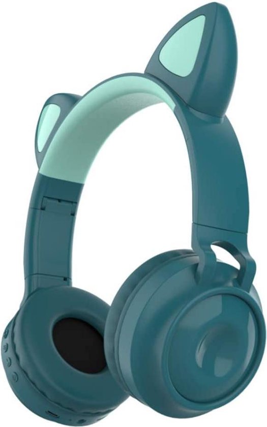 Kinderkoptelefoon Bluetooth – Zachte Oorkussens – Comfortabele Headset voor Kinderen – Blauw-Koptelefoon-Ilumina Benelux