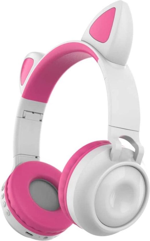 Kinderkoptelefoon Bluetooth – Zachte Oorkussens – Comfortabele Kinder Headset – Roze-Koptelefoon-Ilumina Benelux