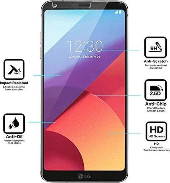 LG G6 Screenprotector Gehard 9H – Anti-kras – 1-Pack-Ilumina Benelux