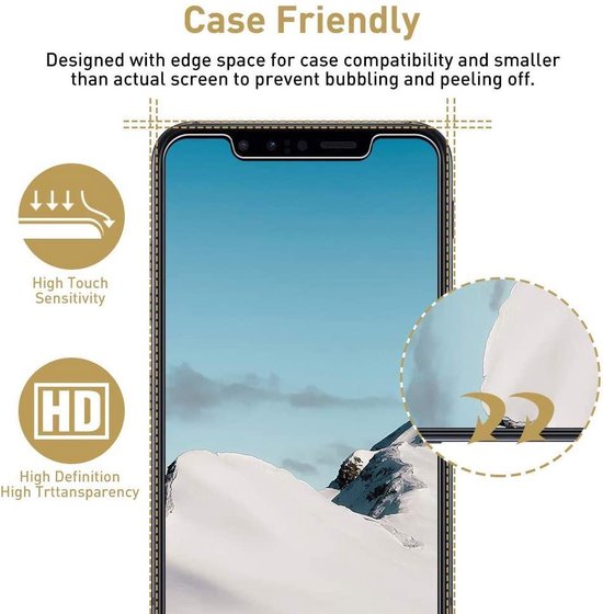 LG G8s ThinQ Screenprotector Gehard 9H – Anti-kras – 3-Pack-Ilumina Benelux