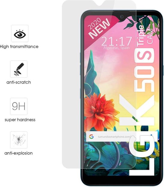 LG K50s – 9H Gehard Glas – Anti-kras – 2-Pack-Ilumina Benelux