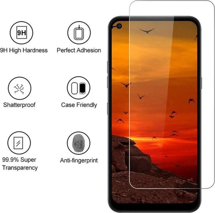 LG K61 / LG K51S Screenprotector Gehard 9H – Anti-kras – 2-Pack-Ilumina Benelux