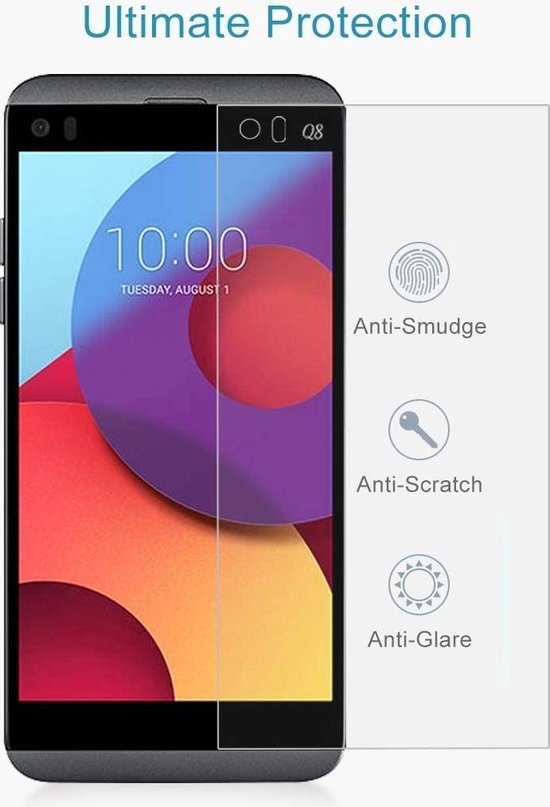 LG Q8 Screenprotector Gehard 9H – Anti-kras – Tempered Glas – 2-Pack-Ilumina Benelux