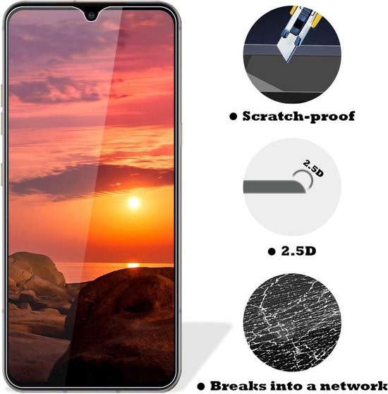 LG V60 ThinQ Screenprotector Gehard 9H – Anti-kras – 3-Pack-Ilumina Benelux