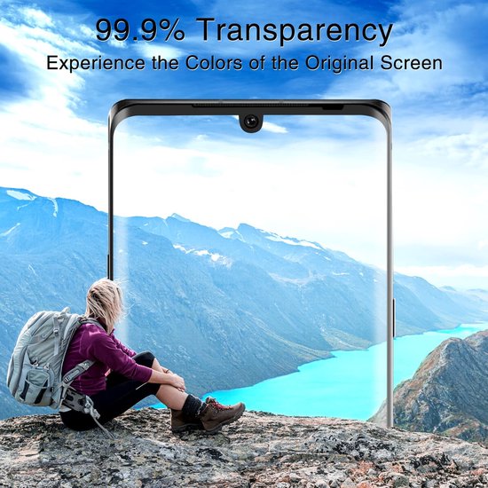 LG Velvet Screenprotector Gehard 9H Screenprotector Full Cover – 3-Pack-Ilumina Benelux