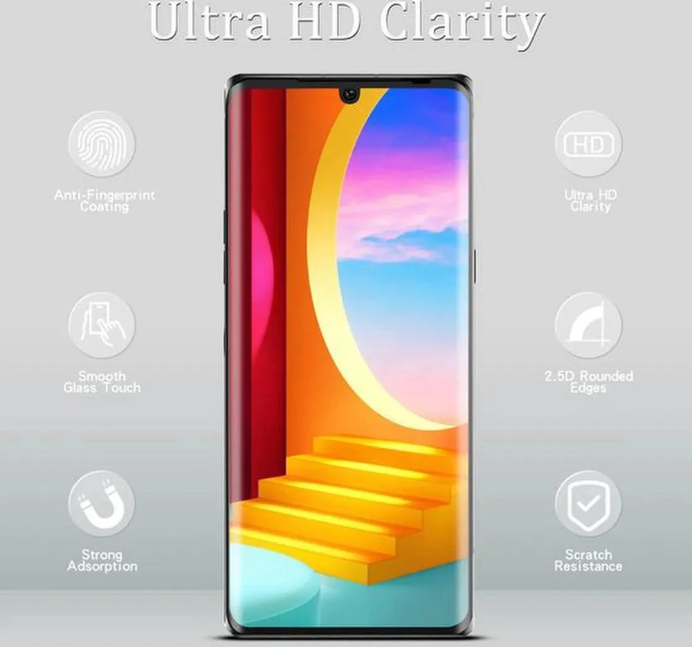 LG Velvet Screenprotector Gehard 9H Screenprotector Full Cover – 3-Pack-Ilumina Benelux