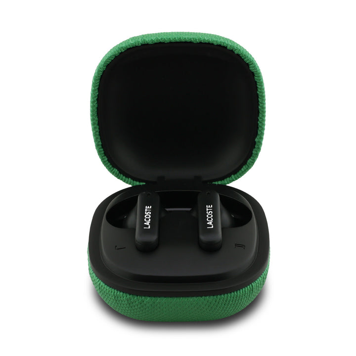 Lacoste Bluetooth Earbuds TWS - ENC&ANC - Petit Pique - Estragon Green-In-ear koptelefoon-Ilumina Benelux