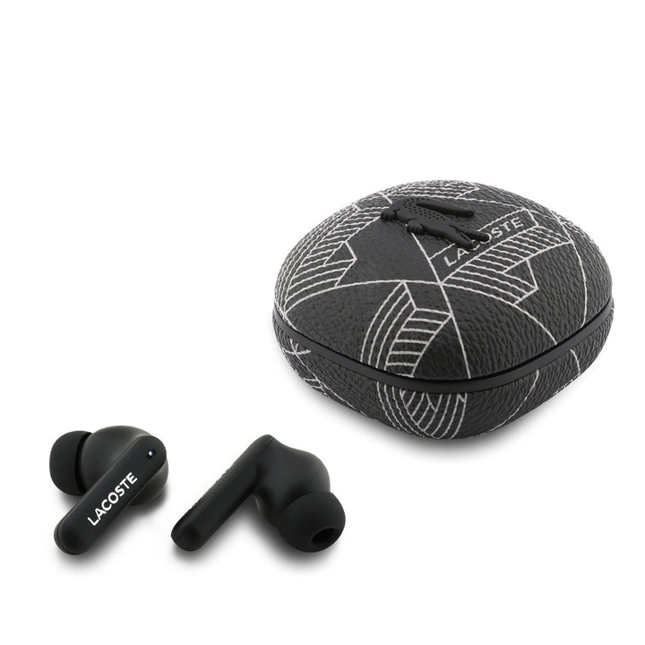 Lacoste Bluetooth Earbuds TWS - ENC&ANC - The Blend - Zwart-In-ear koptelefoon-Ilumina Benelux