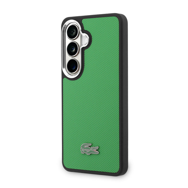 Lacoste Samsung Galaxy S26 Backcover hoesje - MagSafe - Iconic Petit Pique Logo - Estragon Green-Hoesjes-Ilumina Benelux