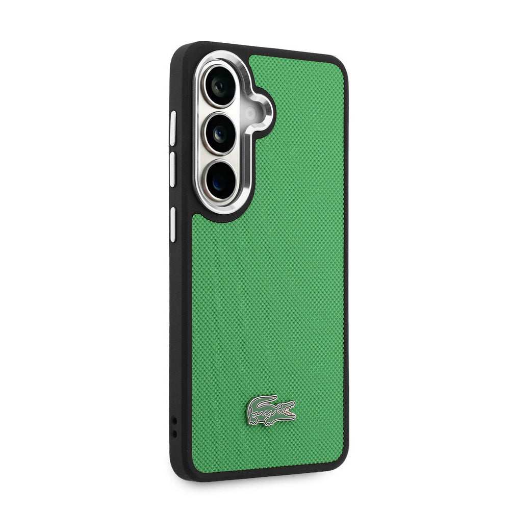 Lacoste Samsung Galaxy S26 Backcover hoesje - MagSafe - Iconic Petit Pique Logo - Estragon Green-Hoesjes-Ilumina Benelux