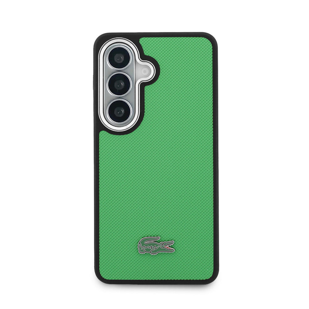 Lacoste Samsung Galaxy S26 Plus Backcover hoesje - MagSafe - Iconic Petit Pique Logo - Estragon Green-Hoesjes-Ilumina Benelux