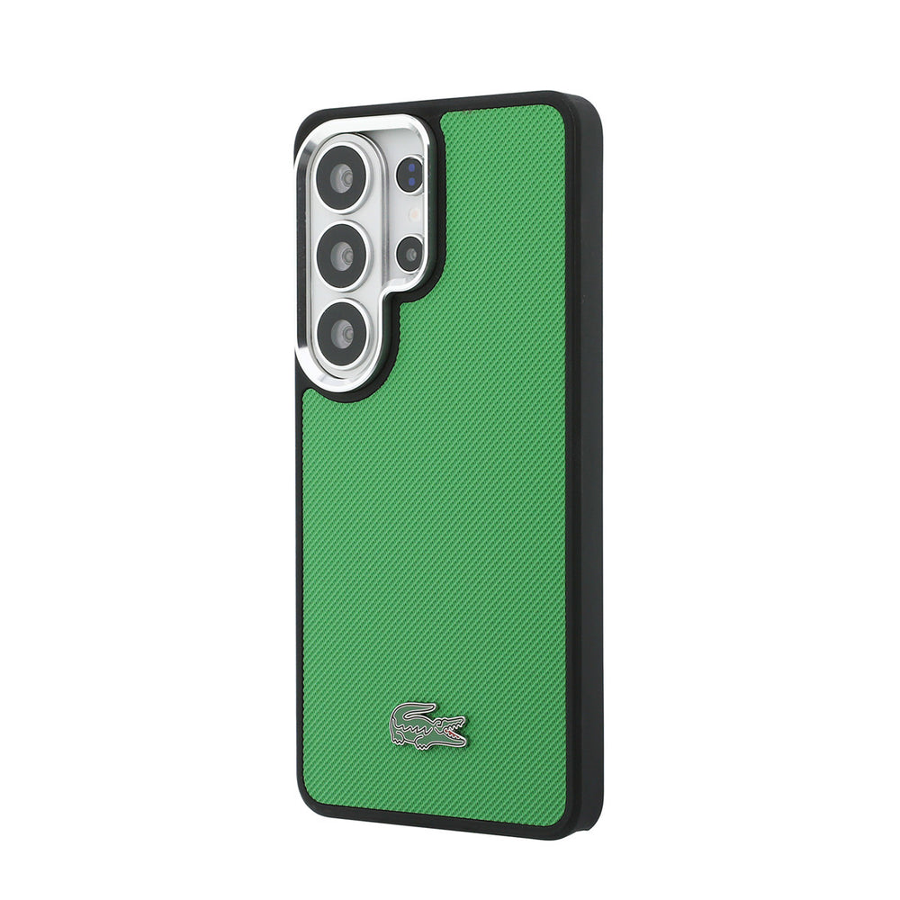 Lacoste Samsung Galaxy S26 Ultra Backcover hoesje - MagSafe - Iconic Petit Pique Logo - Estragon Green-Hoesjes-Ilumina Benelux