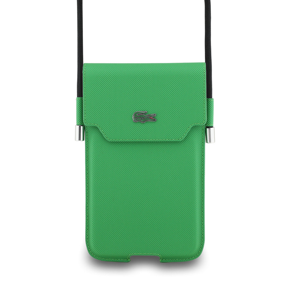 Lacoste Universal Crossbody Phone Pouch - Petit Pique - Estragon Green-Hoesjes-Ilumina Benelux