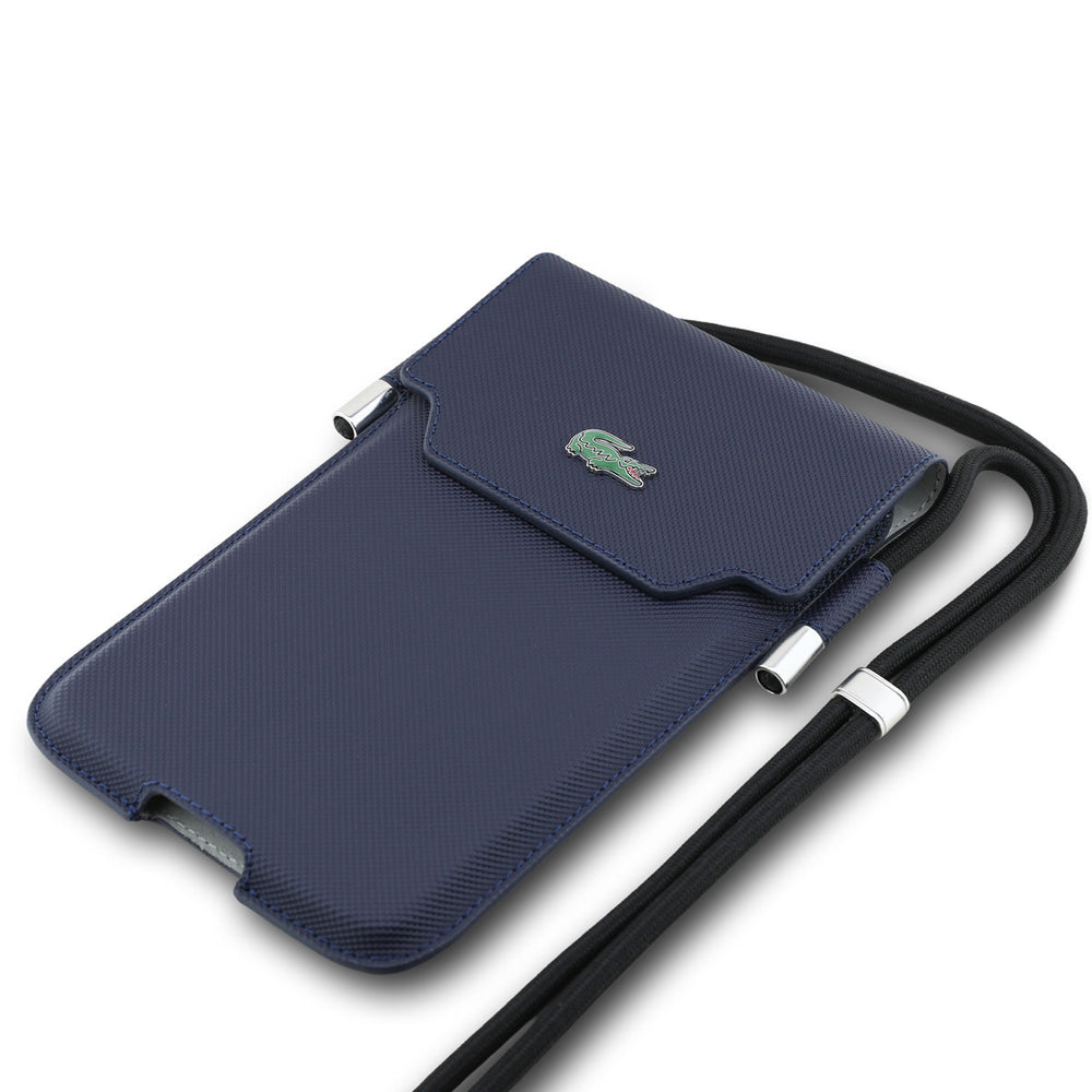 Lacoste Universal Crossbody Phone Pouch - Petit Pique - Navy-Hoesjes-Ilumina Benelux