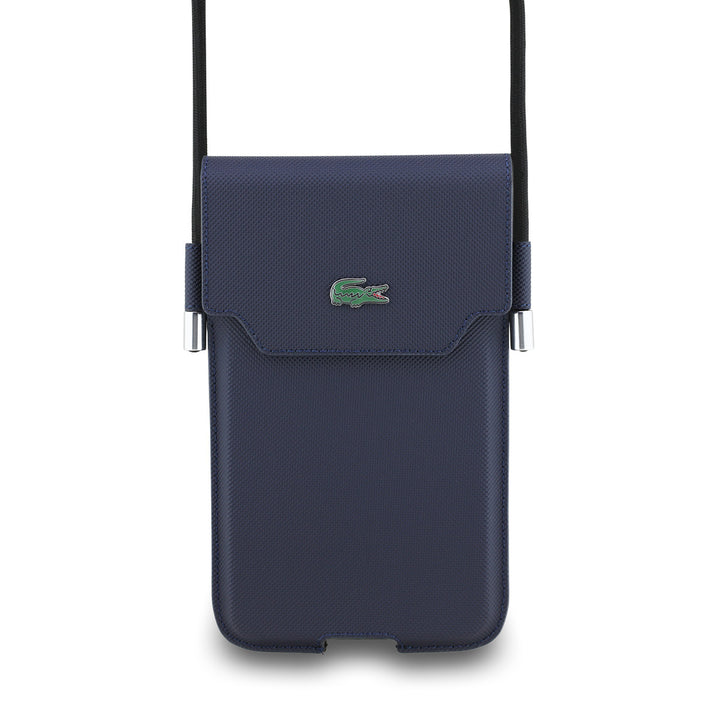 Lacoste Universal Crossbody Phone Pouch - Petit Pique - Navy-Hoesjes-Ilumina Benelux