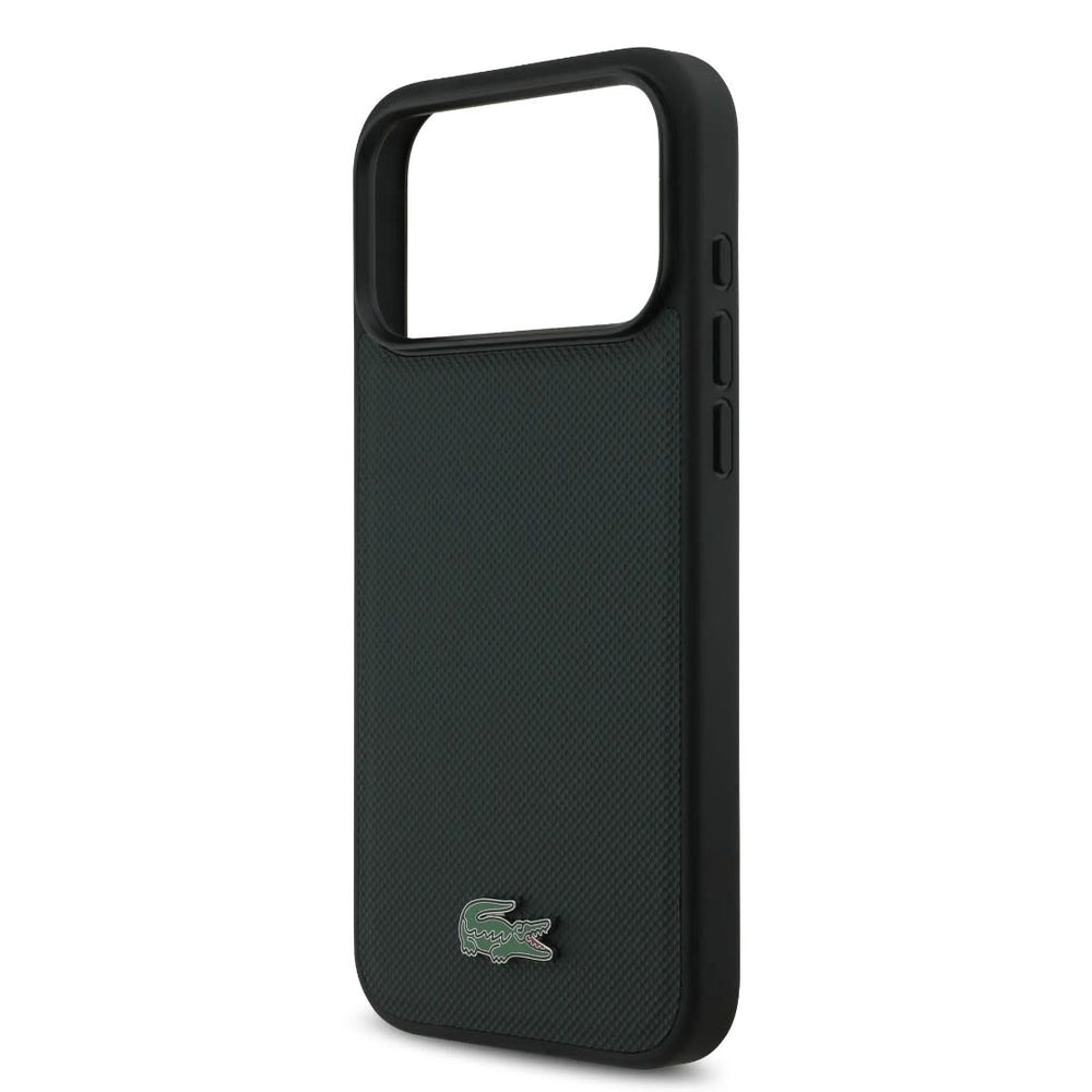 Lacoste iPhone 17 Pro Max Back Cover hoesje - MagSafe - Iconic Petit Pique Logo - Groen-Hoesjes-Ilumina Benelux