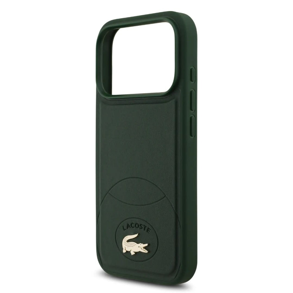 Lacoste iPhone 17 Pro Max Backcover hoesje - MagSafe - Bliss Design - Groen-Hoesjes-Ilumina Benelux