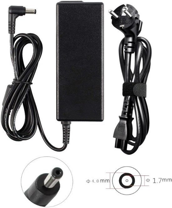Laptop oplader – Geschikt voor Lenovo IdeaPad/Flex/Yoga/Chromebook – 20V 3.25A 65W – 4.0x1.7mm plug – Zwart-Voedingsadapter-Ilumina Benelux