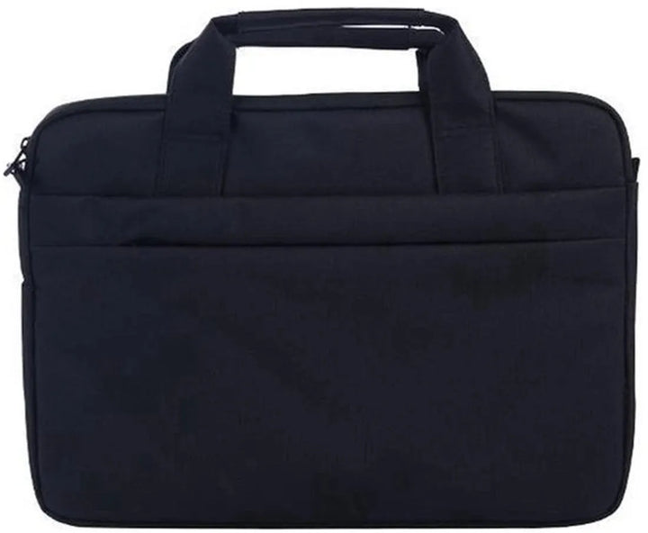 Laptop schoudertas – Geschikt voor 15.6 inch laptop – Universele tas/hoes – LuxeBass – Zwart-Tablethoesjes-Ilumina Benelux