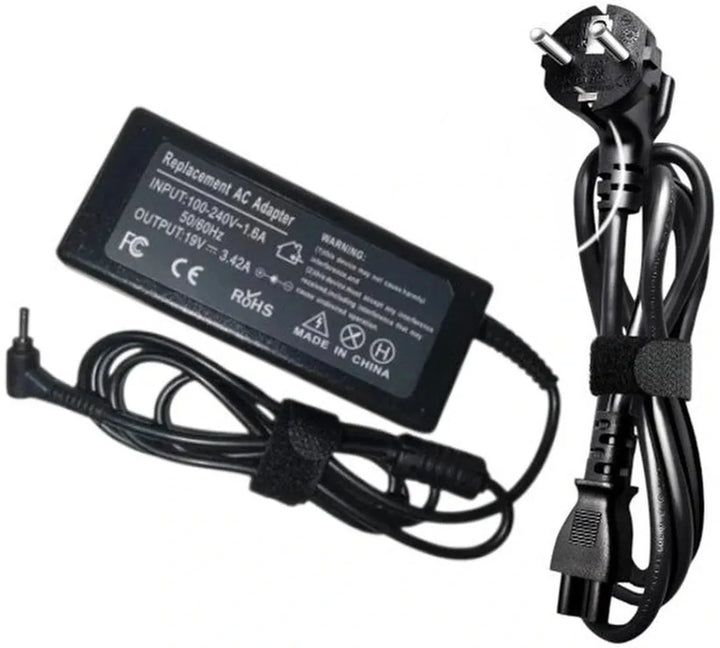 Laptoplader – Geschikt voor Acer Aspire/Swift/TravelMate/Iconia Tab – 19V 3.42A 65W – 3.0x1.0mm Plug – Zwart-Voedingsadapter-Ilumina Benelux