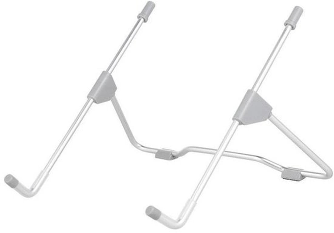 Laptopstandaard – Verstelbaar Ergonomisch – Draagbaar Lichtgewicht – Koeling & Ventilatie – Zilver-Notebookstandaard-Ilumina Benelux