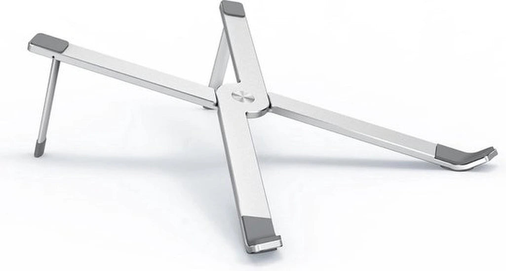 Laptopstandaard – Verstelbare Laptophouder – 10-17 Inch – Vouwbaar & Ergonomisch – Zilver-Notebookstandaard-Ilumina Benelux