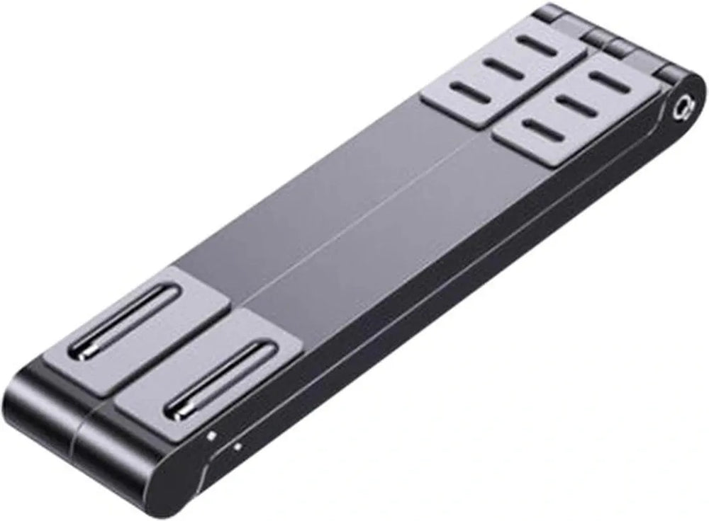 Laptopstandaard bureau – Verstelbaar & opvouwbaar – Laptop verhoger voor thuiswerken – Geschikt voor laptop/tablet/smartphone – Zilver-Notebookstandaard-Ilumina Benelux