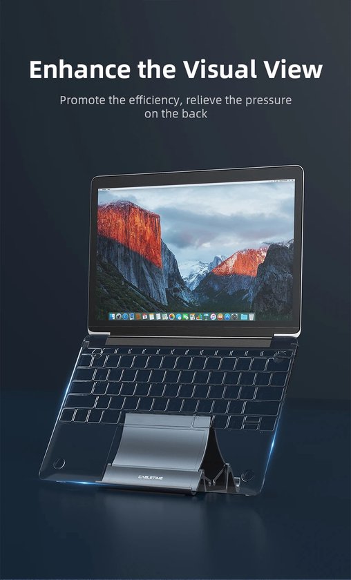 Laptopstandaard verticaal – Desktop organizer – Geschikt voor MacBook laptop iPad tablet tot 17,3 inch – Aluminium – Zilver-Notebookstandaard-Ilumina Benelux