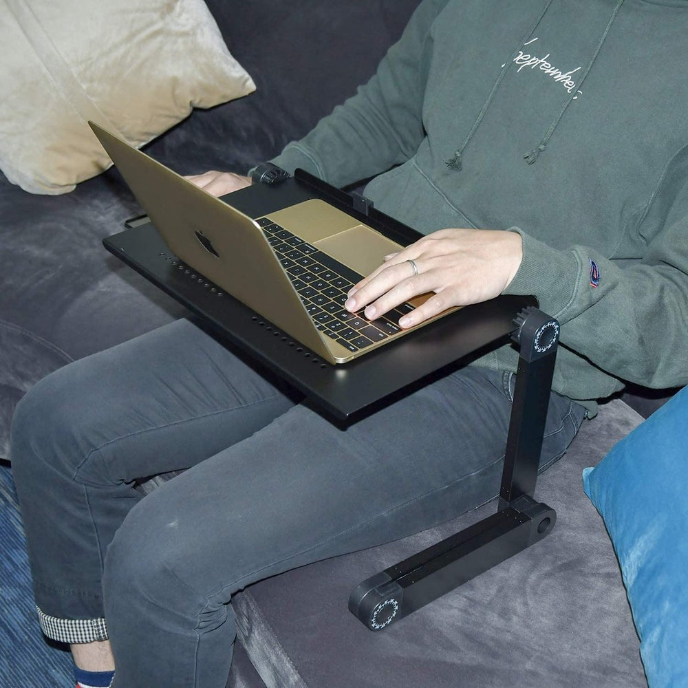 Laptoptafeltje – Verstelbare Laptopstandaard – Schoottafel & Bedtafel – Opvouwbaar-Notebookstandaard-Ilumina Benelux