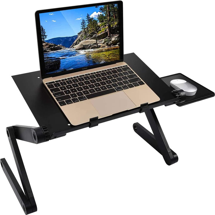 Laptoptafeltje – Verstelbare Laptopstandaard – Schoottafel & Bedtafel – Opvouwbaar-Notebookstandaard-Ilumina Benelux
