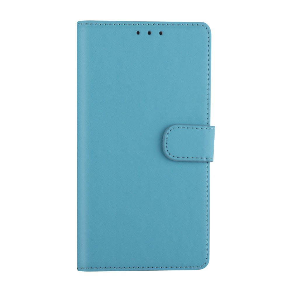 LichtBlauw hoesje Samsung Galaxy A01 - Book Case - Kaarthouder (A015F)-Hoesjes-Ilumina Benelux