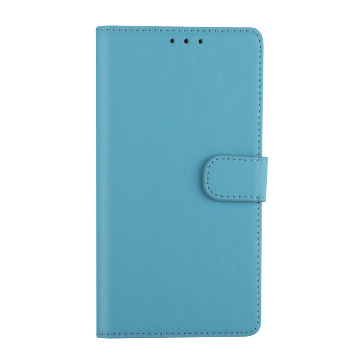 LichtBlauw hoesje Samsung Galaxy A01 - Book Case - Kaarthouder (A015F)-Hoesjes-Ilumina Benelux