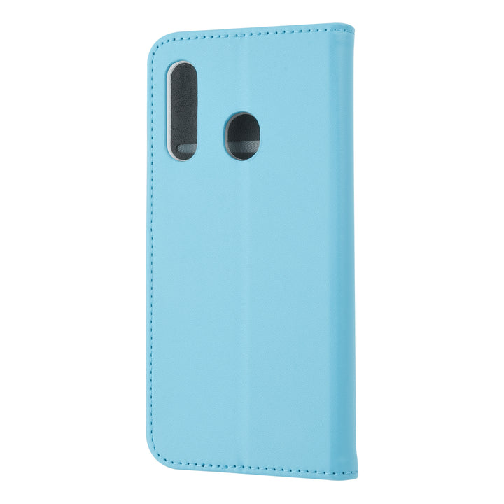 LichtBlauw hoesje Samsung Galaxy M40 - Book Case - Pasjeshouder - Magneetsluiting (M405F)-Hoesjes-Ilumina Benelux