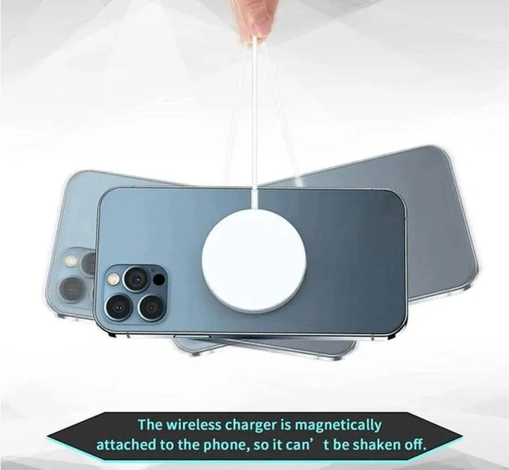 Magnetische MagSafe Ring Sticker Set – Geschikt voor alle telefoons en hoesjes – Voor draadloos opladen – Metalen platen 2 stuks – Zilver-Telefoonhouders-Ilumina Benelux